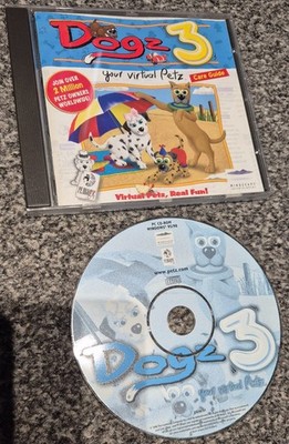 Dogz 3 (Virtual Petz) (1998) - PC CD-ROM - Originalveröffentlichung - inkl. Handbuch