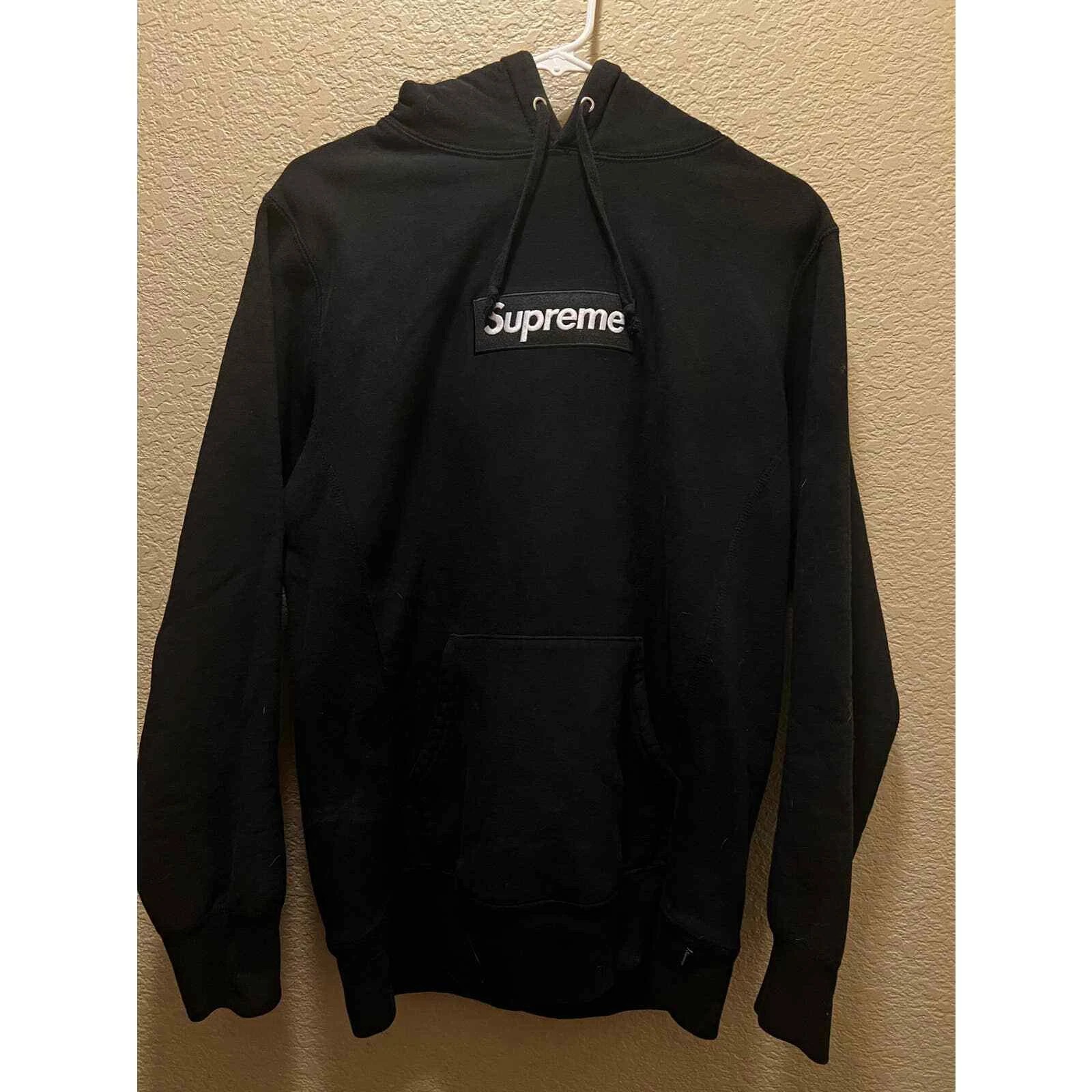 Sweat à capuche logo Supreme Box FW16 noir M
