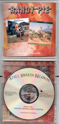 RANDY PIE: HIGHWAY DRIVER / FAST FORWARD CD IMPORT 2 ON 1 FUNK ROCK OUT OF PRINT