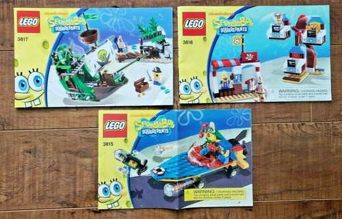 LEGO SpongeBob SquarePants Heroes + Dutchman + Glove World + Krusty Krab MANUALS - Picture 4 of 6