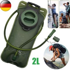 2L Trinkblase Wasserbeutel Auslaufsicher Rucksack Tasche Blase Freien Radfahren