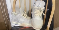 Off-White x Air Jordan 4 Retro  Sail  