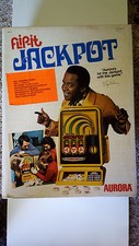 Vintage Spielzeug Antik Flip-it Jackpot Automat Spiel von Aurora Neu & Ovp 1973