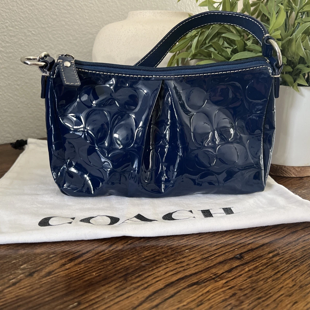 Coach handle pouch signature bag new arrivals