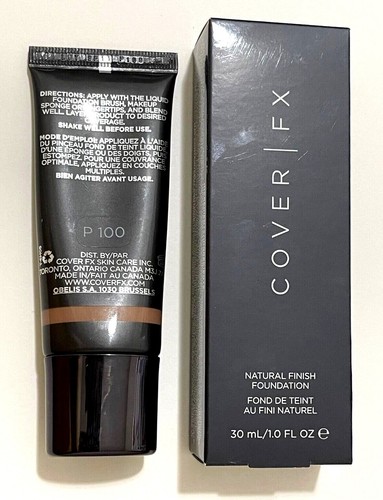COVER FX Natural Finish Foundation, 30ml/ 1 fl. oz, NIB, CHOOSE COLOR - Picture 8 of 15