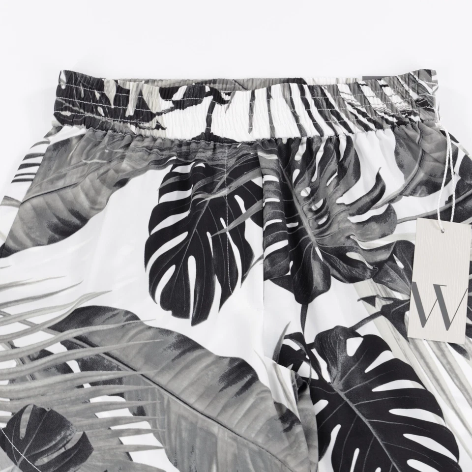 Pantalones Cortos Worthington Mujer Tiro Medio Ligeros Tropicales Pull On Negros Talla XS Foto 2 de 4