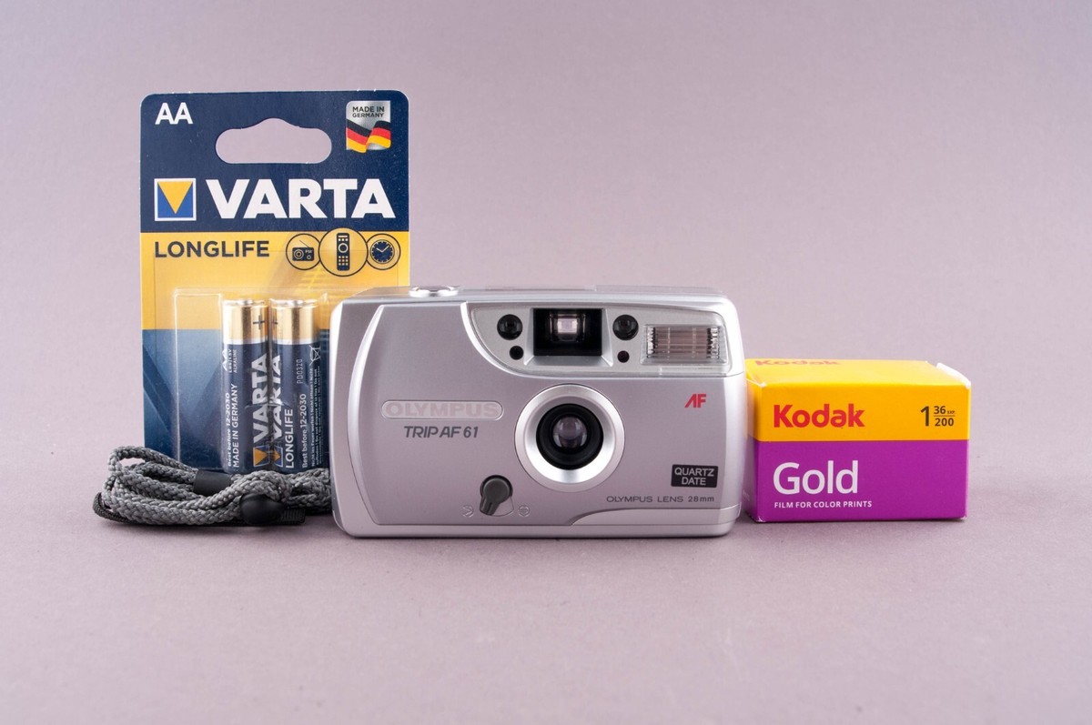 Olympus TRIP AF 61 Quartz Date 35mm Point&Shoot Film Camera