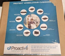 Proactive Protekt Gel Wheelchair Chair Cushion 18" x 16" x 3” NEW 