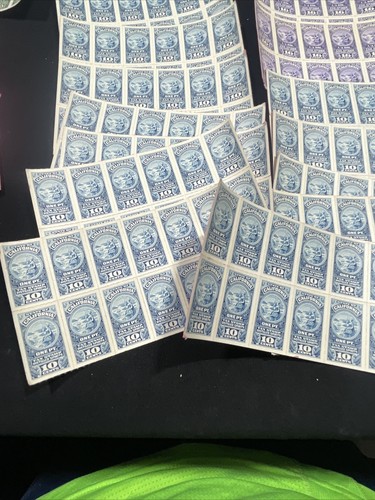 Vintage US TAX STAMP State of California 10c 16c 20c 110 sheet ( 1320 Stamps ) - Picture 8 of 15