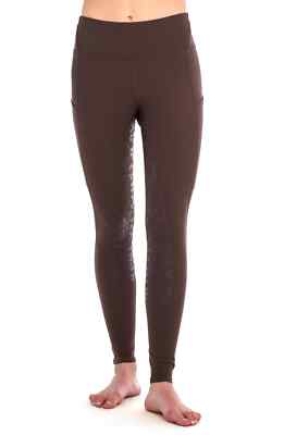Good Rider Energy Tight - Fun Leopard Seat, BROWNLE, UK 34R, EU 46, US 34 (14907)