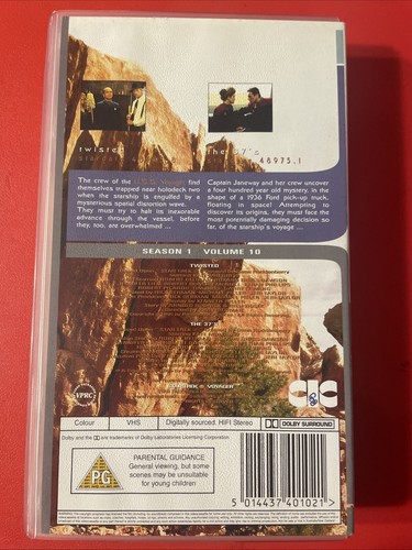 Star Trek Voyager 1:10 Twisted / The 37’s VHS Made In UK Paramount TV Episodes - Picture 2 of 3