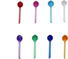 Plastic Lites for Ceramic Christmas Tree, Small Pin Globe Light, Multi Color 250