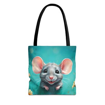 Handtasche,Shopper, modern, Tiermotiv, Maus, Damen Tasche,Tote Bag,Umhängetasche