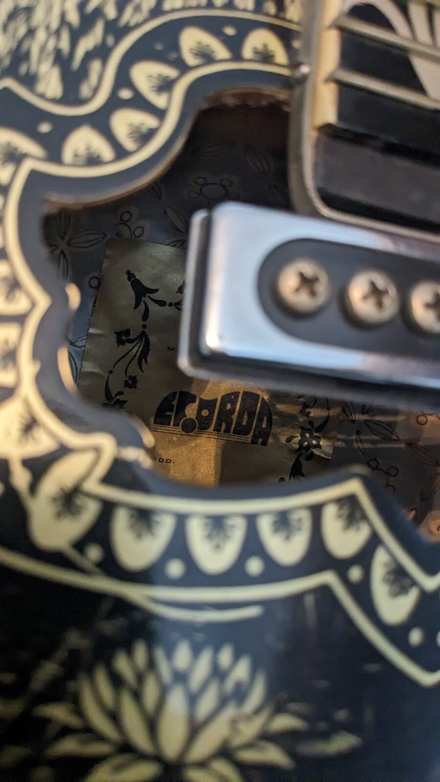 Vintage Ecorda Bouzouki with Pickup Greek 8 String eBay