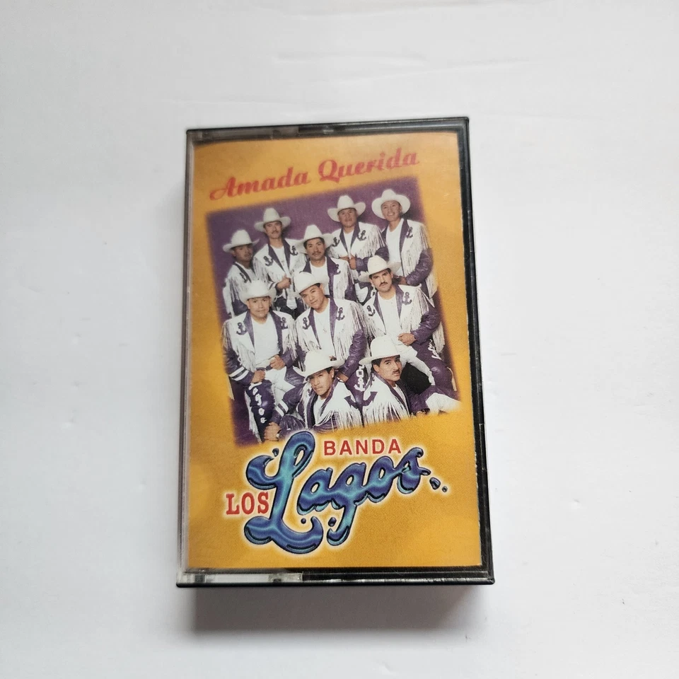 BANDA LOS LAGOS 	AMADA QUERIDA	4 CASSETS	1998	LUNA MUSIC	LXC7061	USED	MB Foto 2 de 4