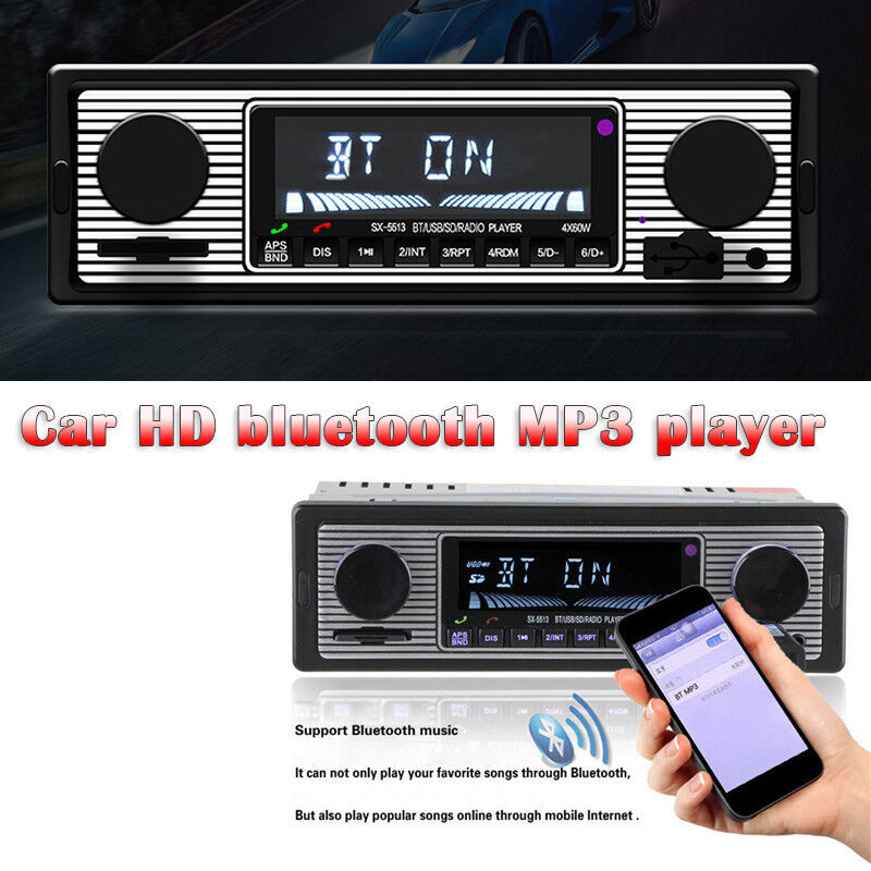 4Channel Digital 12V Car Bluetooth Audio USB/SD/FM/WMA/MP3 Radio