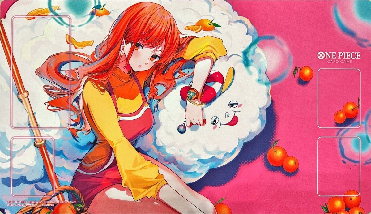 One Piece Official Playmat Only Nami & Zeus Japanese Bandai Fes 24