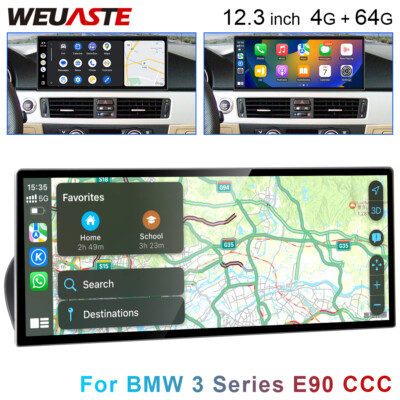 12.3'' Ultra-thin Screen Android Car GPS Navi Wifi Auto For BMW 3 Series E90 CCC