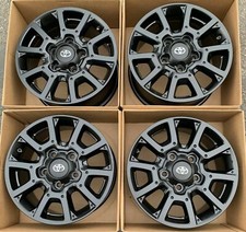 18 Toyota Tundra Factory Wheels Rims Satin Black Oem Trd Set Of 4 Sequoia 18 Toyota Tundra Factory Wheels Rims Satin Black Oem Trd Set Of 4 Sequoia