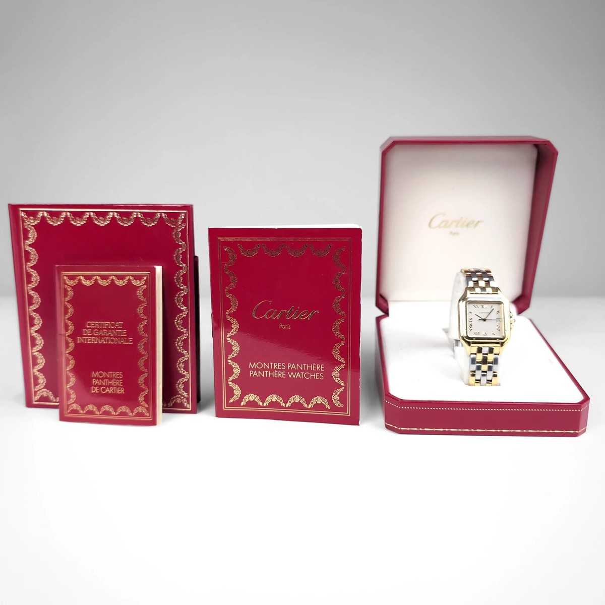 Cartier スクエアプレート パンサー 箱付 Cartier スクエアプレート パンサー 箱付 Cartier スクエア