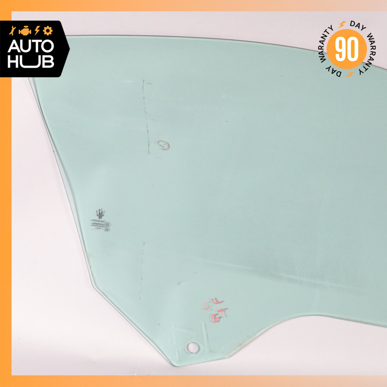08-19 Maserati GranTurismo M145 Door Window Glass Front Left Side 68363300 OEM