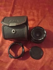 Objectif appareil photo reflex vintage SIGMA Mini-Wide II 28 mm F1:2,8 52 mm - pour Pentax