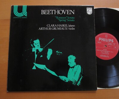 Philips 6580 032 Beethoven Kreutzer Spring Sonata Grumiaux Haskil EX condition