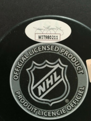 RAY BOURQUE AUTO'D AVALANCHE 2001 S.C.C.PUCK W/INSCRIPTION J.S.A. AUTHENTICATED - Picture 4 of 7