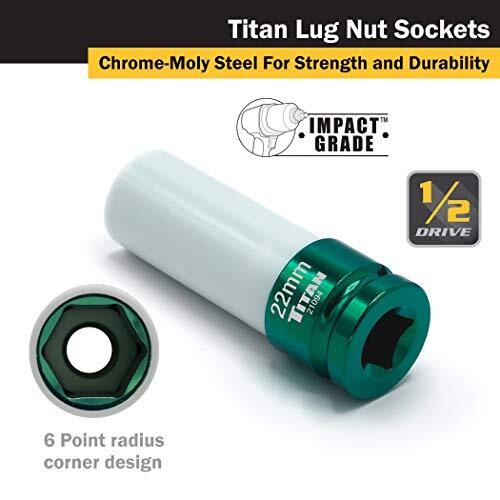 Titan 21121 1/2-Inch Drive x 21mm Non-marring Impact Assorted Sizes - Picture 22 of 60