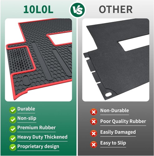 10L0L Golf Cart Floor Mat-Premium Non-Slip Club Car Onward/Tempo/Villager/V4L - Picture 13 of 13