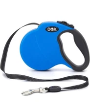 DDOXX Retractable Dog Leash - Strong Reflective Nylon Strips with Break & Lock S