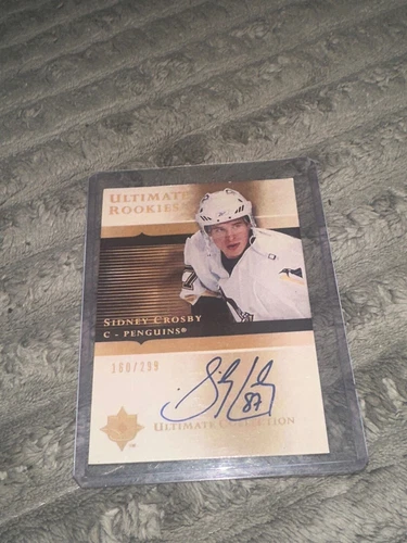 2005-06 Ultimate Collection - Ultimate Rookies Sidney Crosby #160 /299 (AU, RC)
