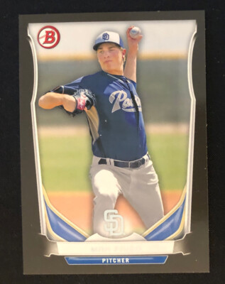 2014 Bowman Max Fried San Diego Padres Black Parallel Card #TP-8