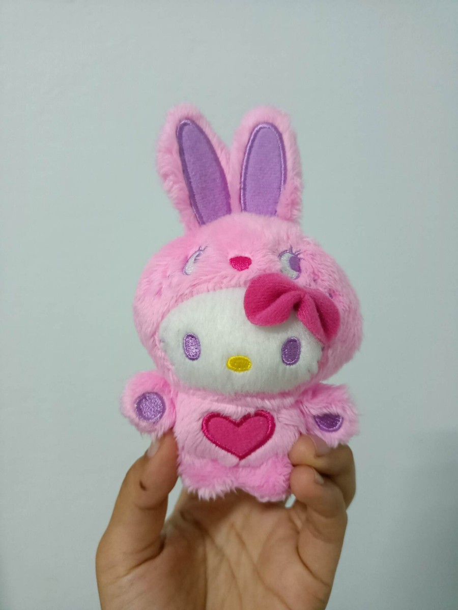 Hello Kittyぬいぐるみ　 ビーンドール サンリオ ハローキティ 70年代 コーデュロイビーンドール