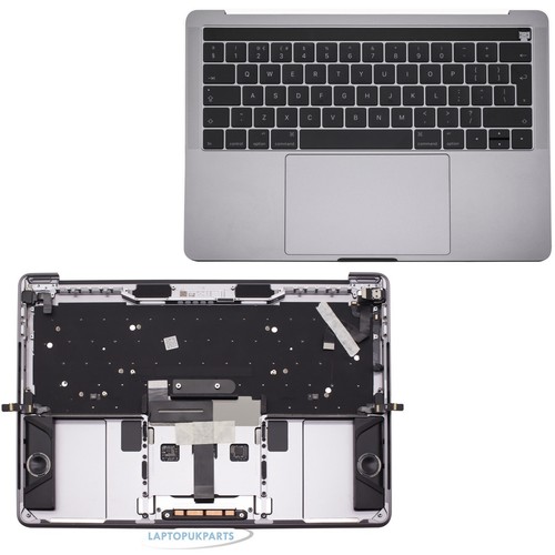 Für MacBook Pro 13" A1706 Grau Handauflage Abdeckung Touchpad UK Tastatur B661-05333