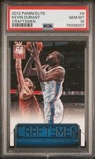 2012 PANINI ELITE CRAFTSMEN #9 KEVIN DURANT INSERT NBA THUNDER LOW POP 3 PSA 10