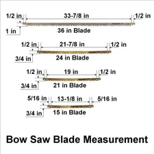 Vintage Pruning Solutions True Temper Bow Saw Replacement Blade 