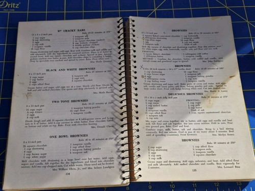 1960s Calvary Lutheran Church Women Cookbook Grand Forks North Dakota Spiral - Picture 5 of 5