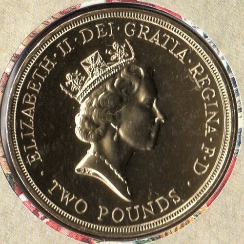 Great Britain 1994 BU £2 Coin Cover, Two Pound, Bank of England (Ref. t5531) - Picture 3 of 4