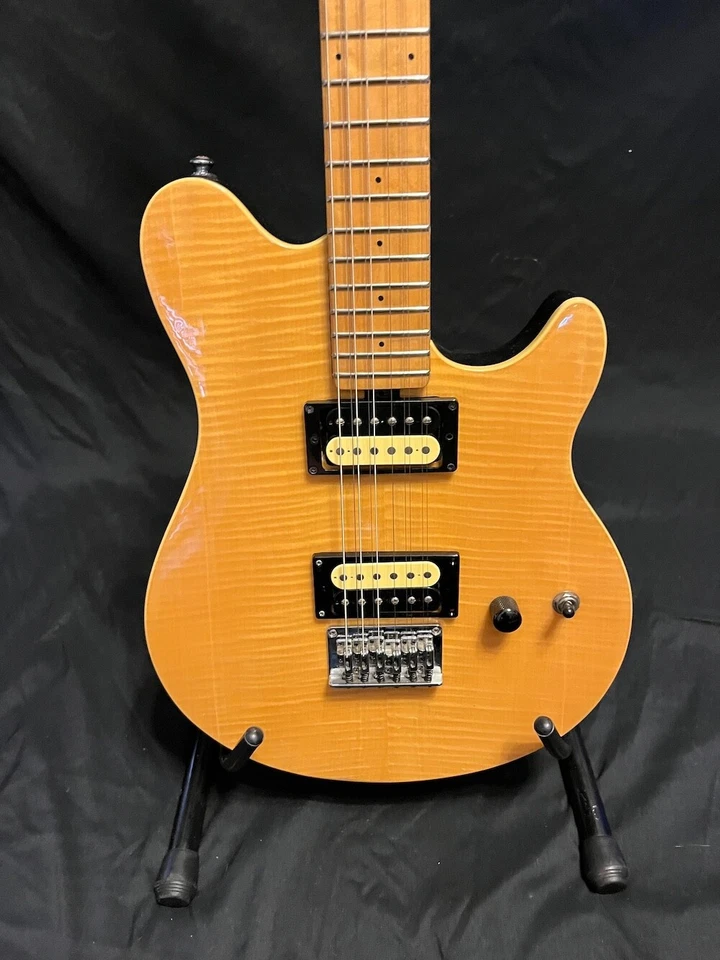 Guitarra Eléctrica OLP Axis 12 Cuerdas en Oro Trans EBMM con Estuche Blando Foto 4 de 4