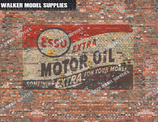 1:18 - 1:24 (1 Ou 3 X A4) Garage Murs - Retirer Et Appliquer Sticker Feuilles De