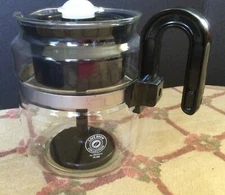 CAFE BREW Collection Medelco 8 cup Schott 2041 Percolator Glass coffee pot