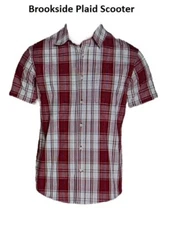 GAP Men's Short Sleeve Button Down Collared Poplin Shirt XL