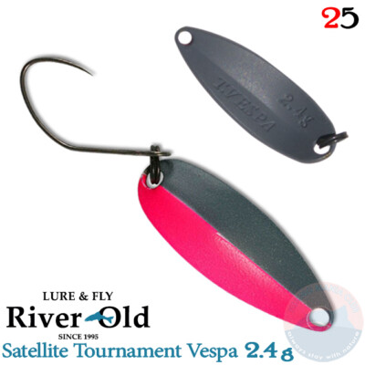 River Old Satellitenturnier Vespa MaddySpecial 2,4g Forellenlöffel