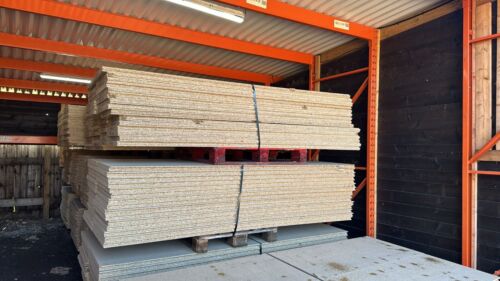 USED TONGUE AND GROOVE T&G FLOORING LOFT MEZZANINE MEZZ FLOOR CHIPBOARD BOARDS - Picture 4 of 10