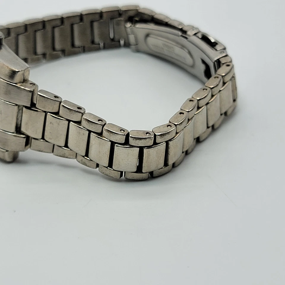 Женские часы Kenneth Cole Reaction 23 мм коричневый циферблат серебристый ремешок 7 дюймов ходовые - Изображение 3 из 4