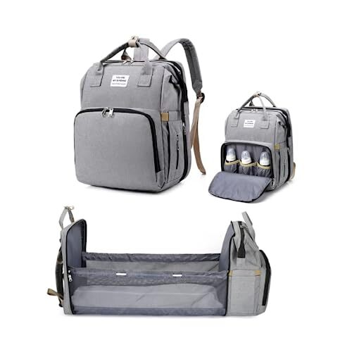 Baby Diaper Backpack with Changing Station for Travel & Nursing-image