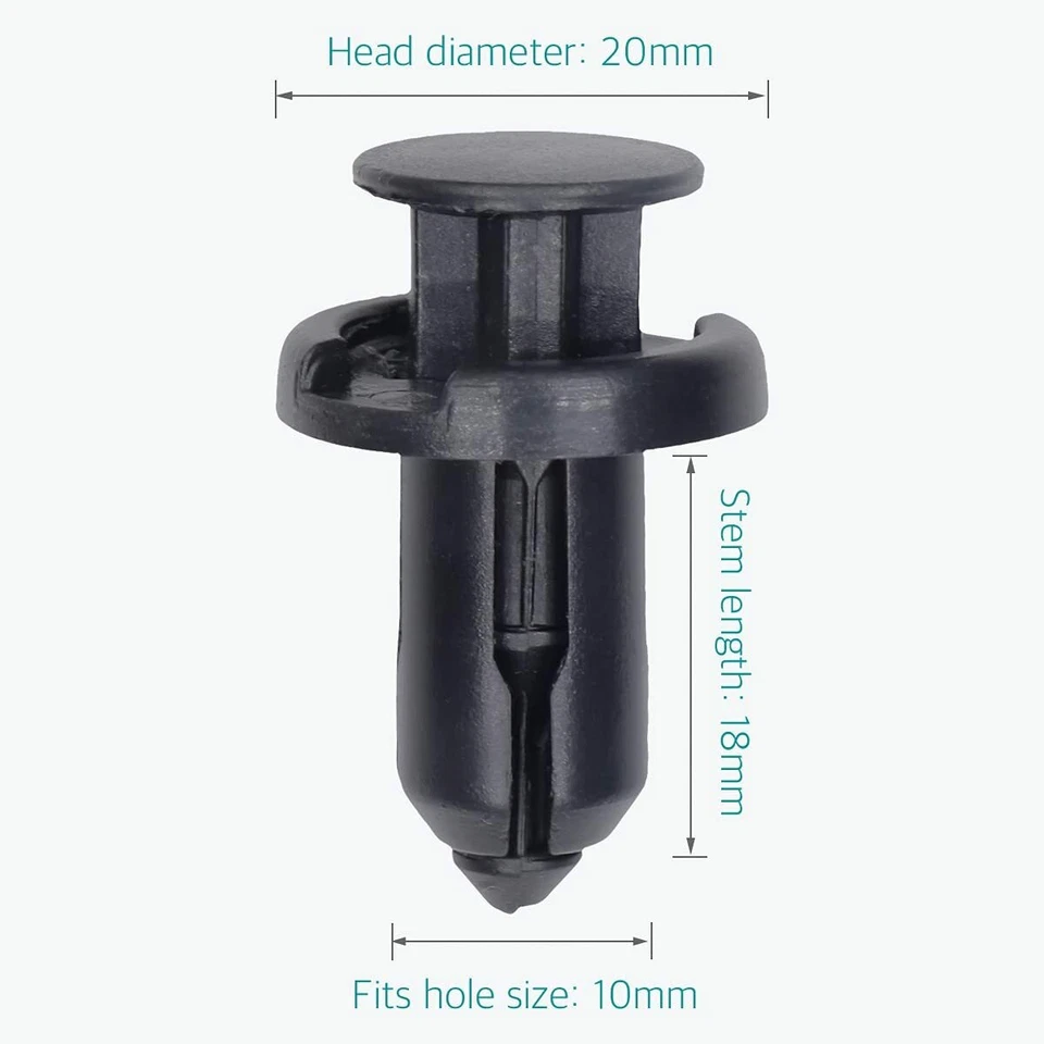 25pcs Front Rear Bumper Clips Fender Liner Splash Shield Screw for Honda Acura — 第 4/4 张图片