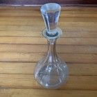 Vintage Etched Wine Decanter with Stopper — photo 1