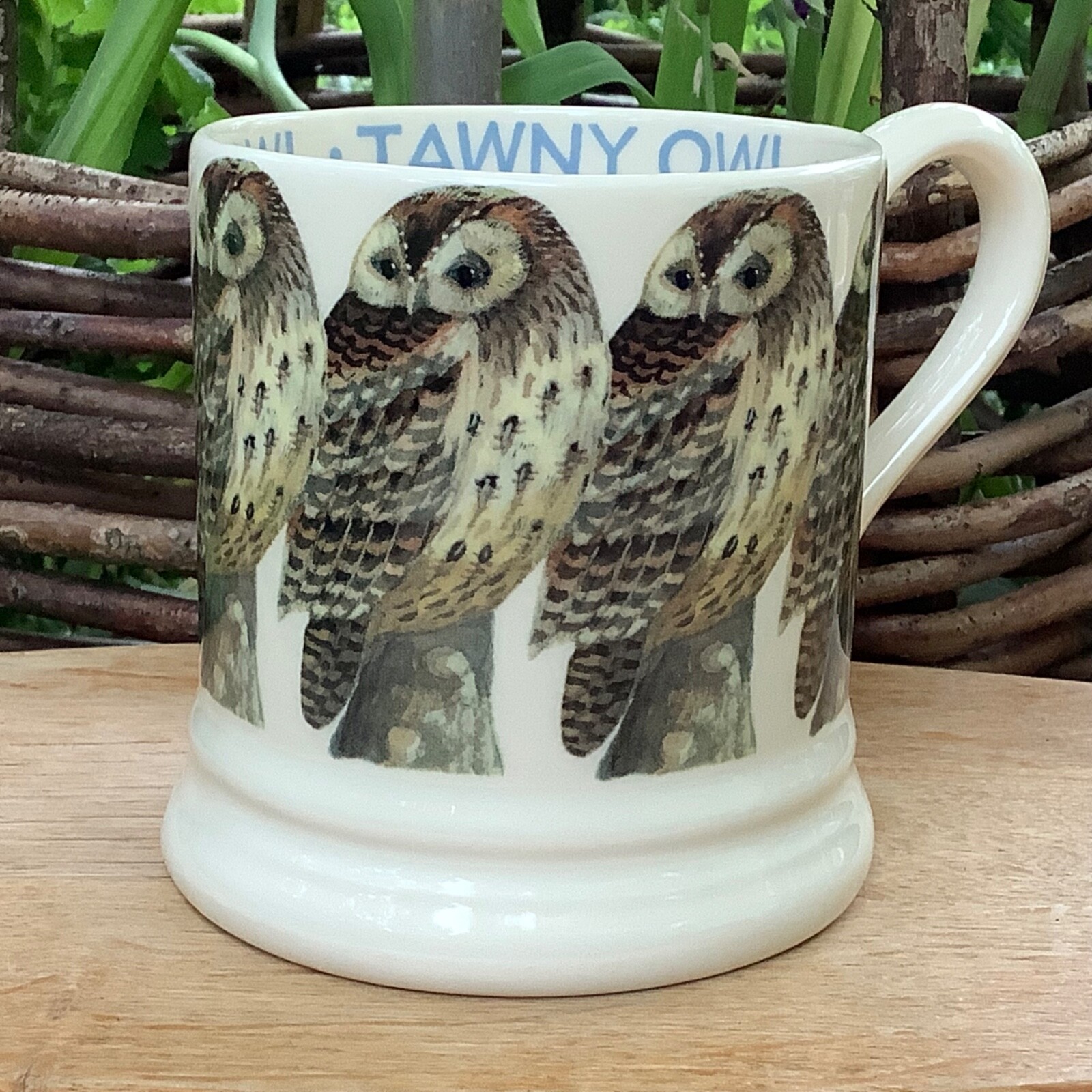 EMMA BRIDGEWATER . Tawny Owl . 1/2 pint MUG . Autumn Birds